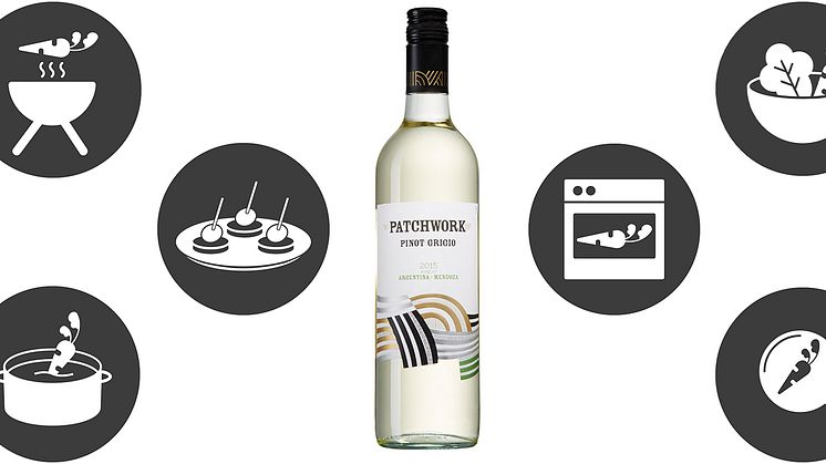 Vinet till vego kommer från Patchwork!  - ”till varje vegorätt finns ett vin som är rätt”