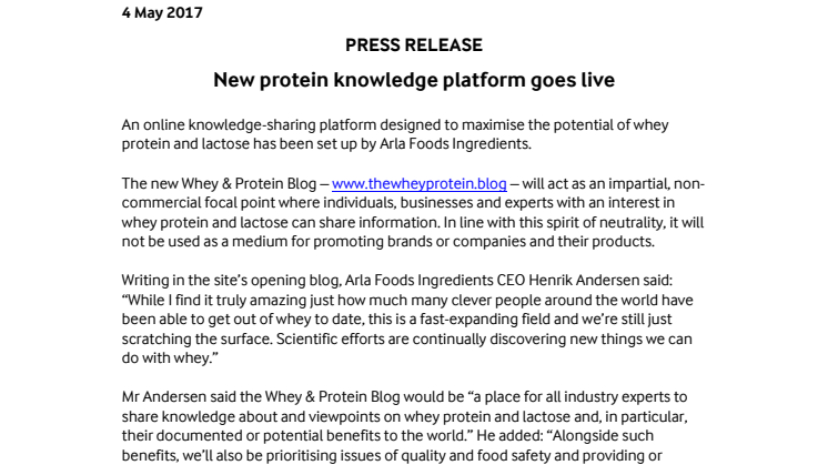 New protein knowledge platform goes live