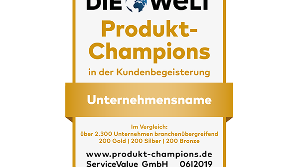 Qualität, die überzeugt:  Deutschlands Produkt-Champions 2019