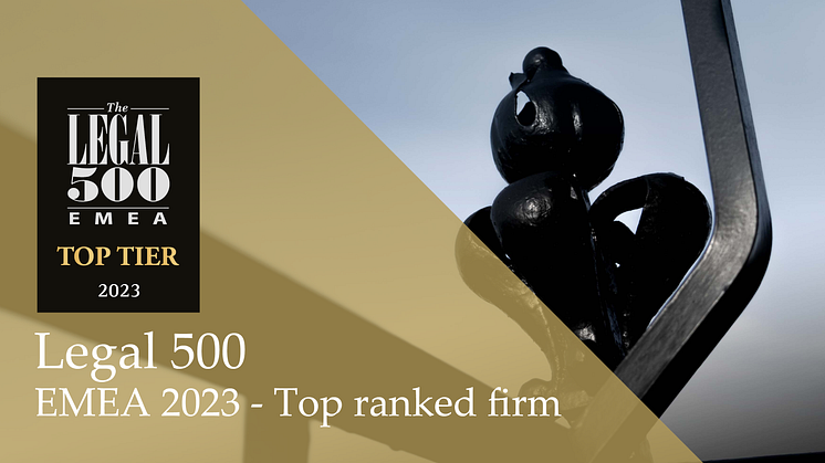 Legal 500 continues to top rank Gernandt & Danielsson