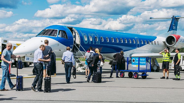 Resenärer som ska flyga från Norrköping till eller via München