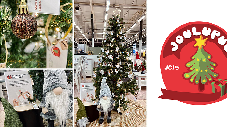 JYSK-myymälöiden Joulupuu-keräyksestä satoja lahjapaketteja lapsille ja nuorille