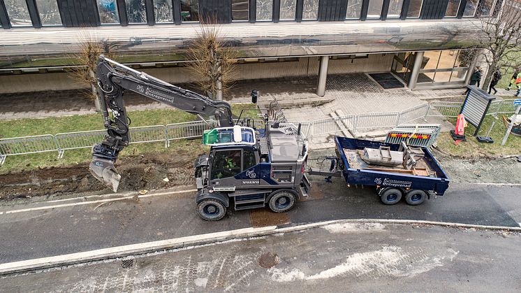 Volvo EW160E - Henriks blå drömmaskin