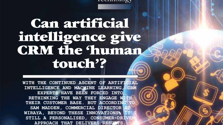 Can artificial intelligence give CRM the 'human touch'? 