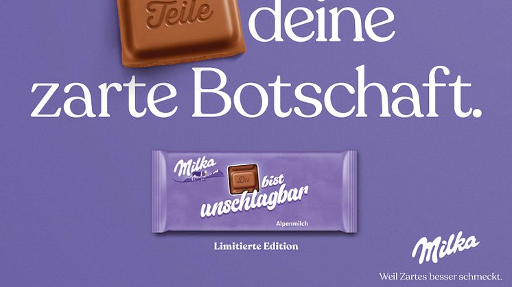 Zarte Gesten für mehr Empathie: Milka launcht limitierte Edition mit zarten Botschaften