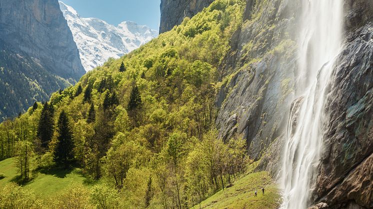 Staubbachfall im Lauterbunnental (Bern)