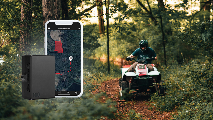 Stöldskydda din fyrhjuling med MiniFinder Xtreme