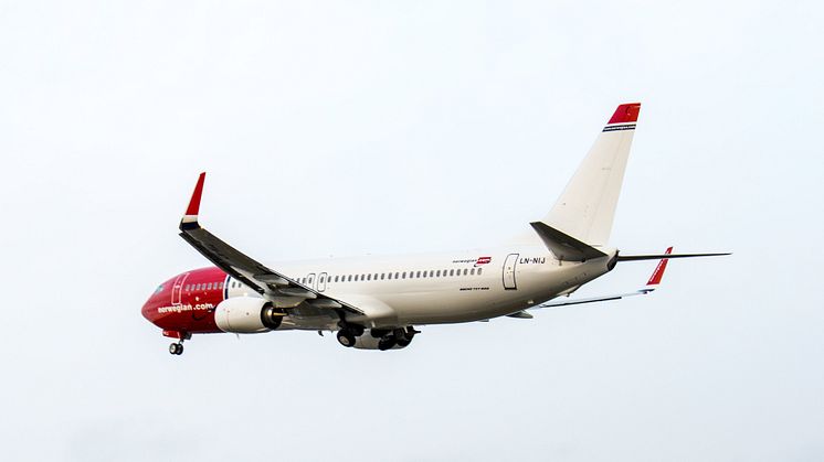 Norwegian recibe su último Boeing 737 de la serie 800