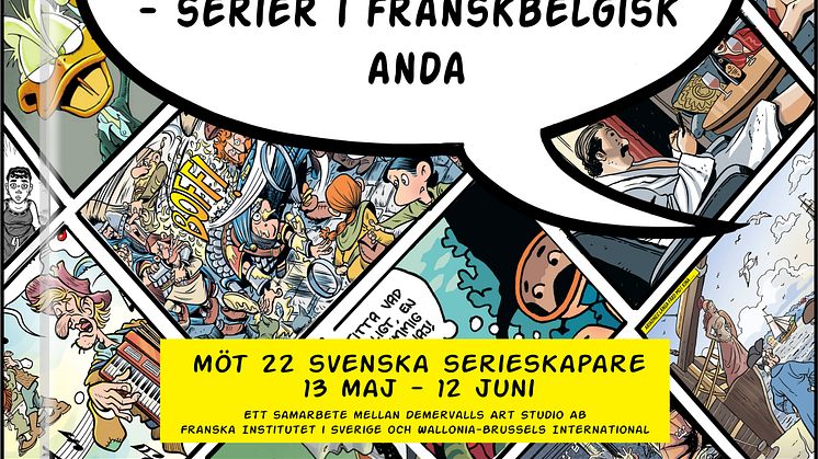 Bande dessinée på svenska – serier i franskbelgisk anda, möt tjugotvå aktiva serieskapare!