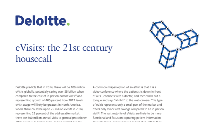eVisits: the 21st century housecall - Deloitte