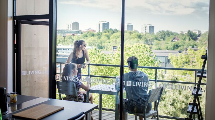 På 3:e pallplats! HSB Living Lab är ett bra exempel på byggnad och koncept som bidrar till kampen mot klimatförändringar Foto: Felix Gerlach 