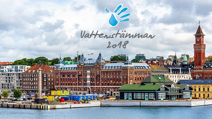 Pressinbjudan: Media hälsas välkomna till Vattenstämman 2018 i Helsingborg 22-23 maj
