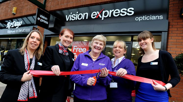 ​Formby Stroke Survivor Officially Opens Vision Express Store