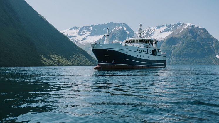 Norwegian frozen at sea vessel Atlantic 2