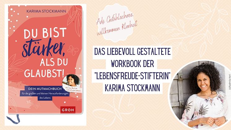 Lebensfreude-Stifterin Karima Stockmann zeigt wie wir mit Glück und Zuversicht durchs Leben gehen