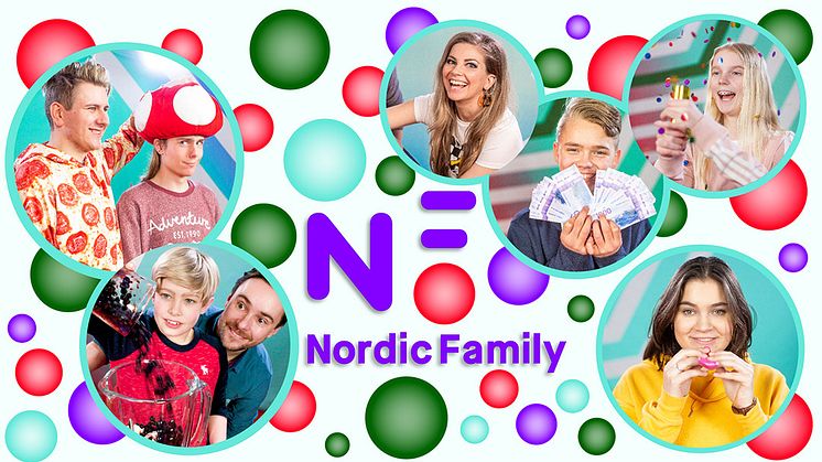 Voksne og  barn oppfordres til å se Nordic Family sammen, 