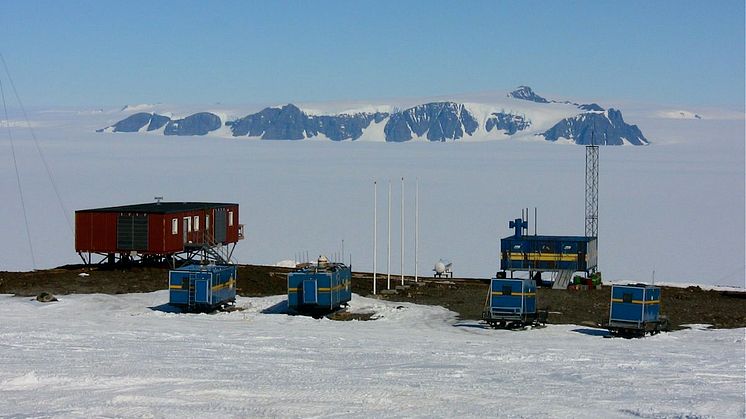 MARA vid den svenska forskningsstationen Wasa på Antarktis