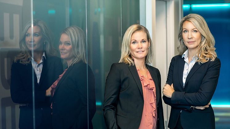 På bilden: VD Hanna Neidenmark och Expansionschef Mikaela Grännby. 