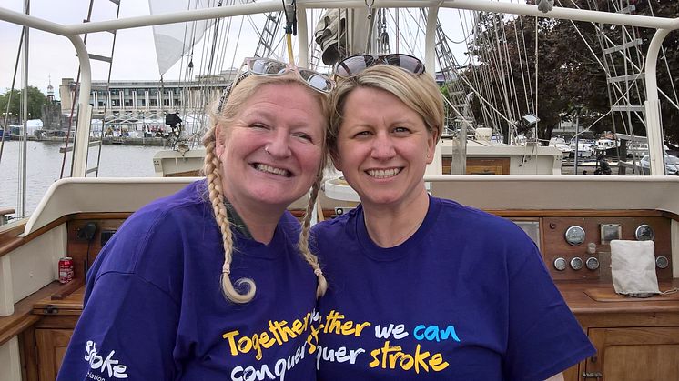 Plymouth friends sail to fundraising success for the Stroke Association 