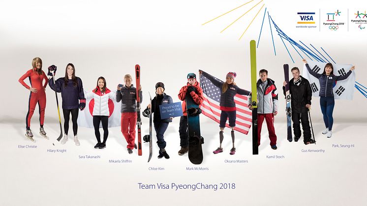 Visa oznámila složení Týmu Visa pro nadcházející zimní olympijské a paralympijské hry