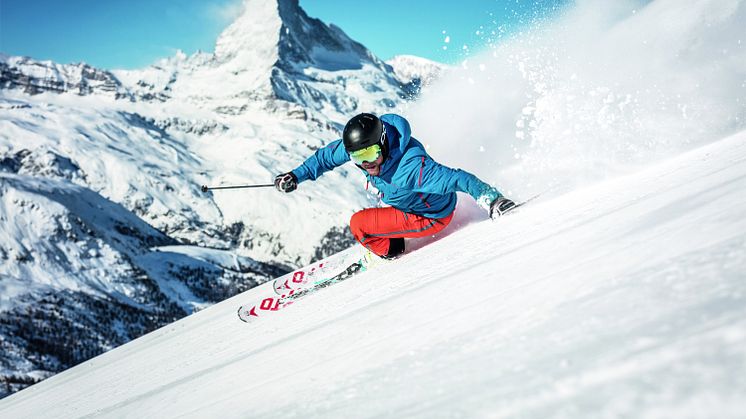 Frühlingsskifahren in Zermatt, Wallis