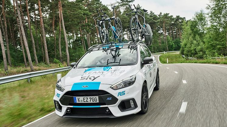 Ford forlænger sponsoratet med Team Sky - og tilføjer Focus RS til flåden af biler i Tour de France 