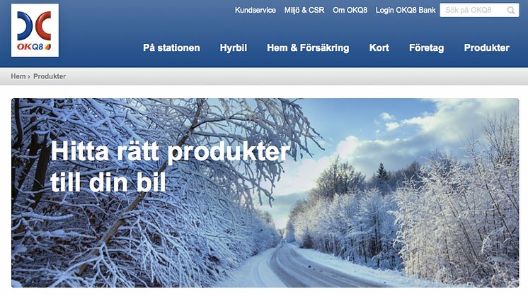 OKQ8 lanserar digital produktkatalog – nu finns alla tillbehör för bilen bara ett klick bort