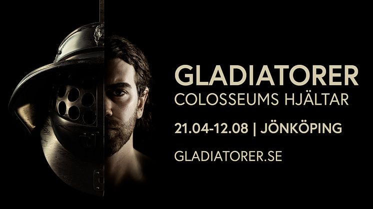 Världsutställning om gladiatorer visas i Jönköping