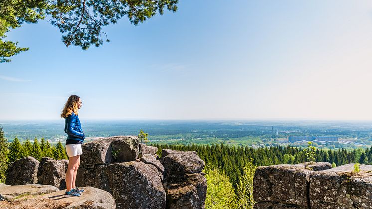 Utsikt i naturreservatet Rånna Ryd i Skövde kommun. Foto: Jesper Anhede