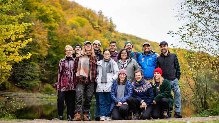 Här är teamet som under en vecka testade idéer för hållbar naturturism på Söderåsen