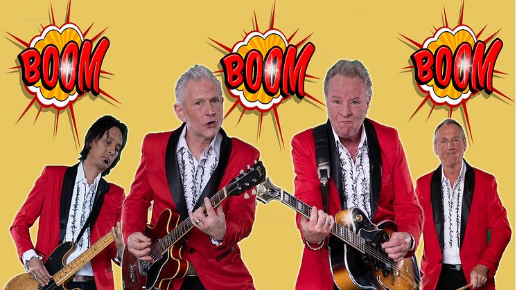 ​The Boppers nya sommarsingel Boom, Boom, Boom