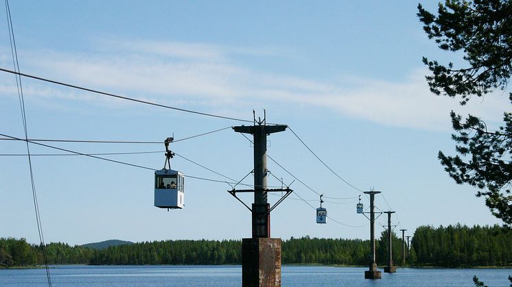 Världens längsta linbana visar upp sig på Skellefteåmässa