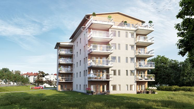 HSB bygger 21 bostadsrättslägenheter i brf Muraren i Härnösand