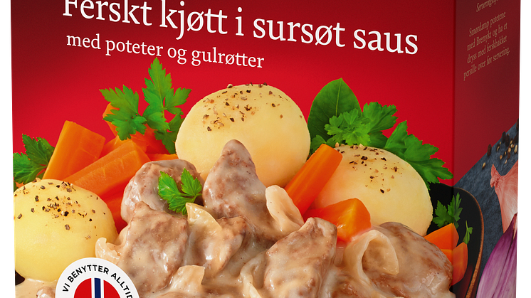 Fjordland Sous Vide Ferskt kjøtt i sursøt saus
