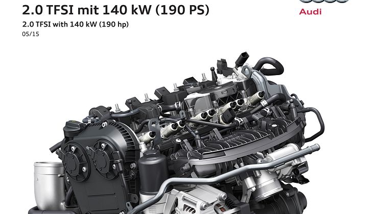 Audi præsenterer ny, yderst effektiv 2.0 TFSI motor