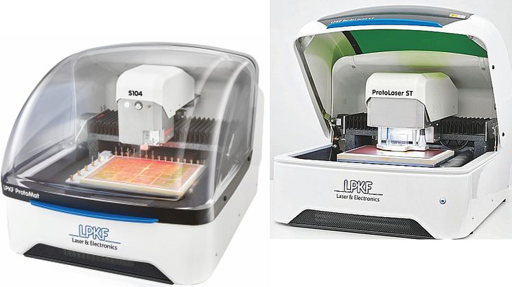 LPKF ProtoMat S104 and LPKF ProtoLaser ST