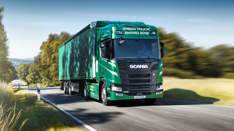 Scania Deutschland bietet noch bis Ende März 2019 das Sondermodell „Green Truck Award 2018“ an. 
