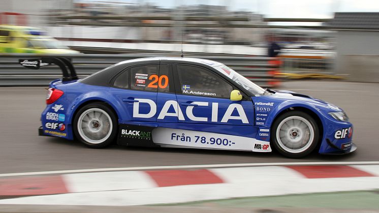 Daciaägare ger Andersson sitt stöd i STCC-finalen