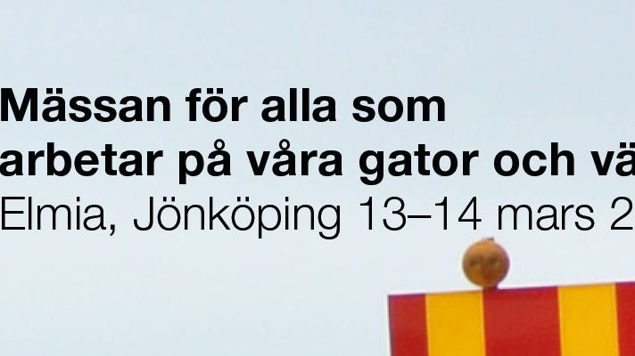 På Väg - mässan för alla som arbetar på våra gator och vägar 13-14 mars 2019