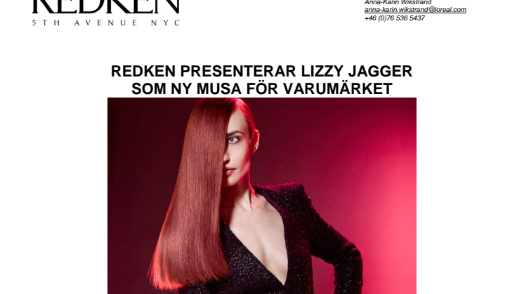 Lizzy Jagger Muse Press Release