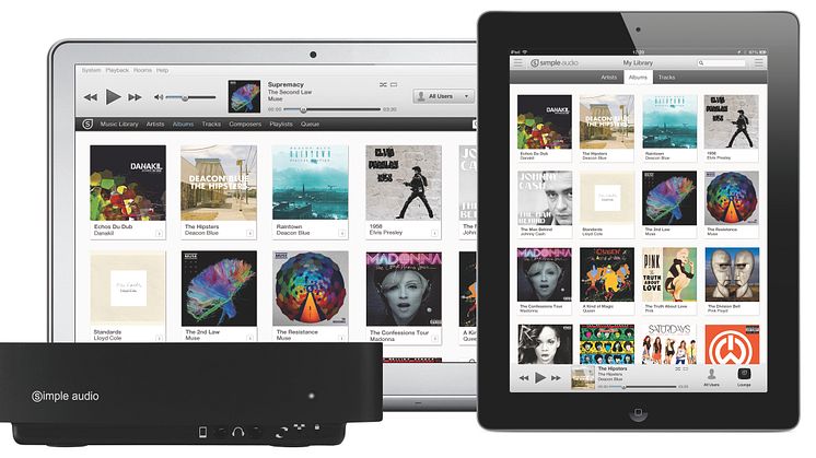 Ny iPad App og nye opdateringer til Simple Audio Roomplayer Desktop App er netop lanceret