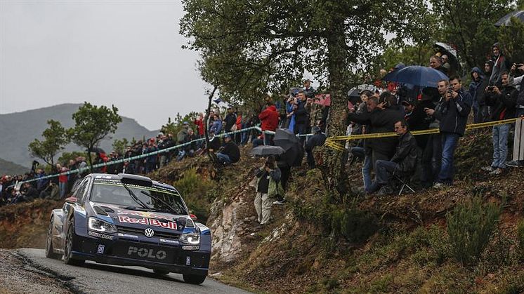 Fjärde titeln inom räckhåll för Ogier i Rally France