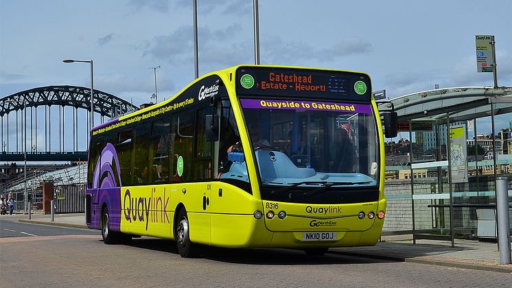 Electric buses to hit the streets of Newcastle and Gateshead 