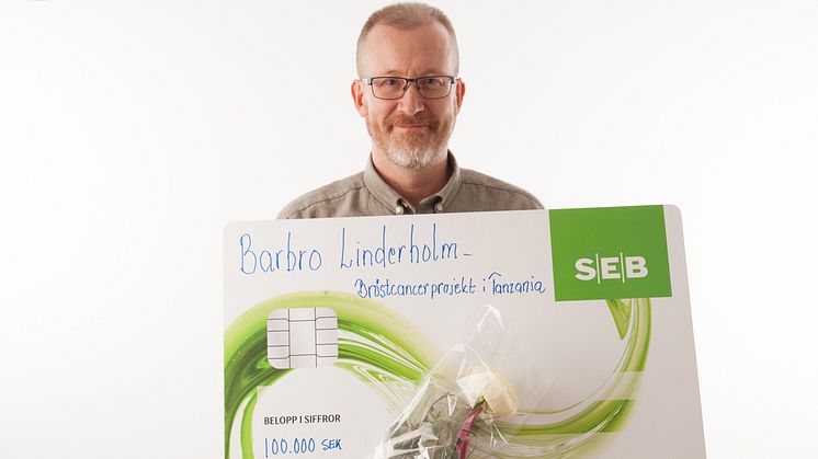 Johan Linderholm för Barbro Linderholms Bröstcancerforskning i Tanzania