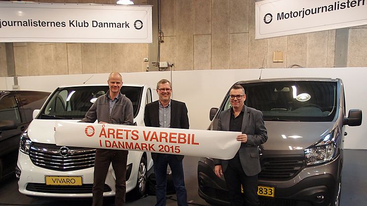 Renault Trafic vinder titlen som Årets Varebil 2015