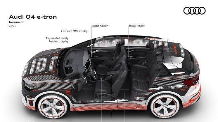 Audi Q4 e-tron pladsforhold