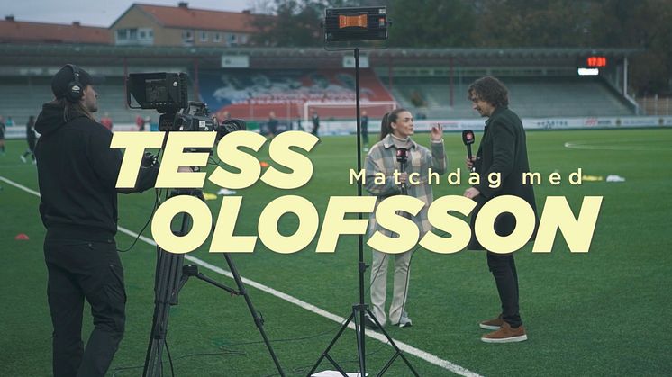En matchdag som elitdomare i OBOS Damallsvenskan - Tess Olofsson