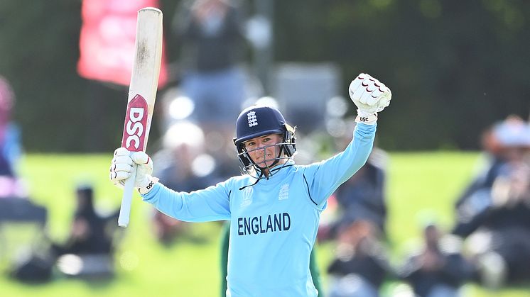 Wyatt scored 129 from 125 balls. Photo: Getty Images/ICC