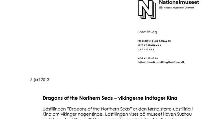Dragons of the Northern Seas – vikingerne indtager Kina