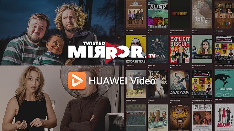 Humorn i Huawei Video ökar med DICE Twisted Mirror